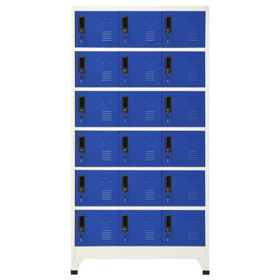 Metal 90cm Employee Locker with Key