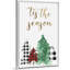 Christmas Time - reproduction d'art textuel sur toile-718443154-718443181