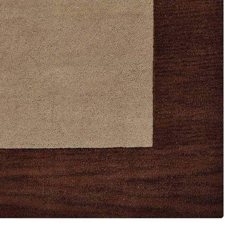 Tapis rectangulaires en laine touffetés à la main Angleterre, Rectangle de 5 pi x 8 pi