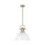Luminaire suspendu 1 lumière avec tige Bryceton-107150026-107150037