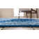 Tapis bleu marine Rizo Pat
