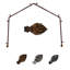 Tringle à rideaux simple à baie vitrée réglable de 28 po à 48 po Jaliyah-912060405-841971400