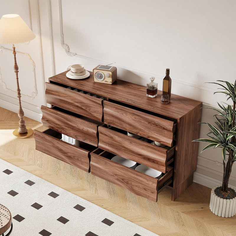Buffet de 150 cm avec tiroirs et tablettes ajustables