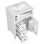 Meuble-lavabo 24 po avec lavabo, 3 tiroirs et armoire avec tablettes réglables 24 po-865505072