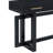 Elegant 57-Inch Extra Long Console Table with 3 Drawers, Modern Minimalist Entryway Table for Hallway, Living Room, Foyer, Corridor - Black-1081125084