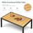 4-Piece Steel Outdoor Patio Conversation Set, 5-Person Patio Furniture Set with Coffee Table for Backyard-1724117955