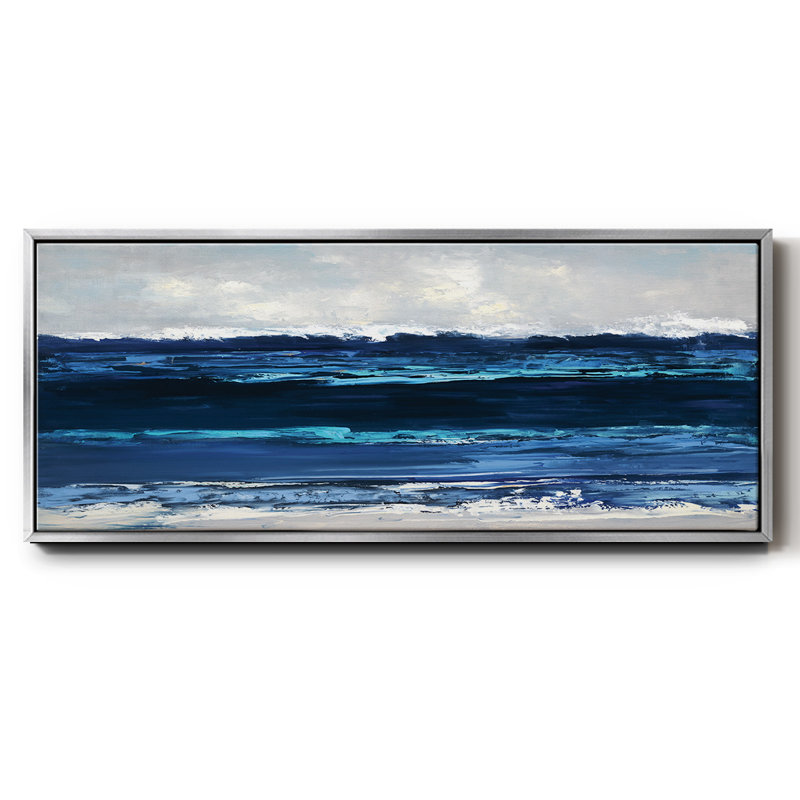 Summer Surf- Framed Canvas