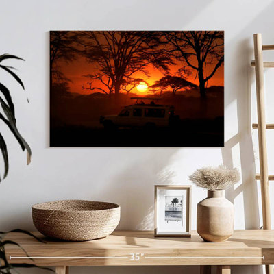 Coucher de soleil africain Ravi Serengeti