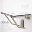 Banc de douche blanc