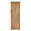 Commode de rangement rustique en bois clair à 5 tiroirs et 2 portes