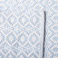 Tapis ivoire / bleu en coton tissé à la main et à plat Whorton-22810098
