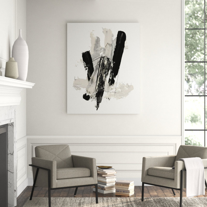 Art Of Brushstrokes II Print by Guseul Park, Glass Coat, 50" H x 40" W