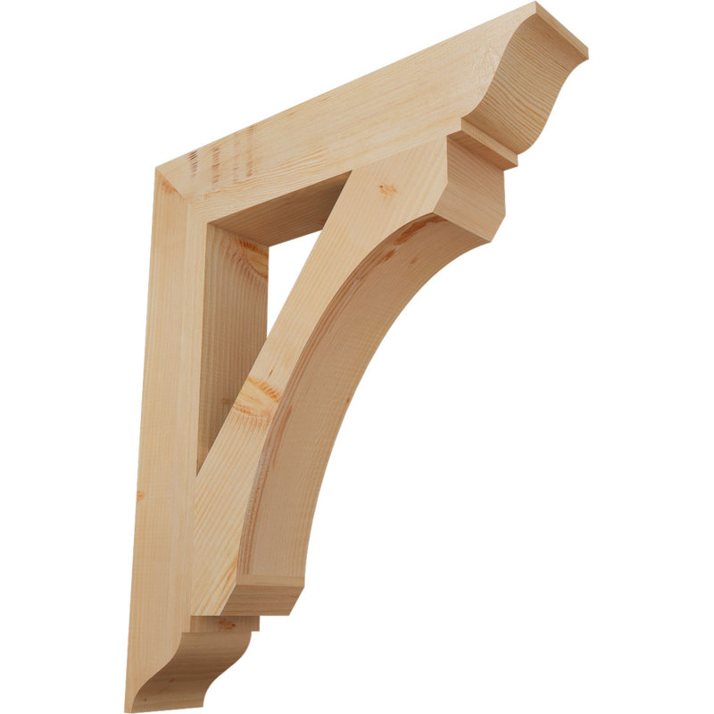 Support lisse Legacy, Sapin de Douglas, H 38 po x l 5,5 po x P 32 po