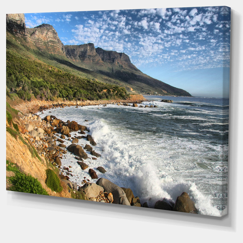 Magnifique bord de mer sud-africain - reproduction de photo, H 8 po x l 12 po