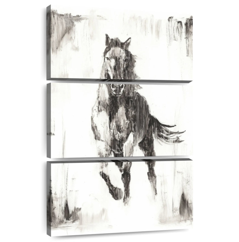 Brampt Rustic Black Stallion II, 32" H x 20" W
