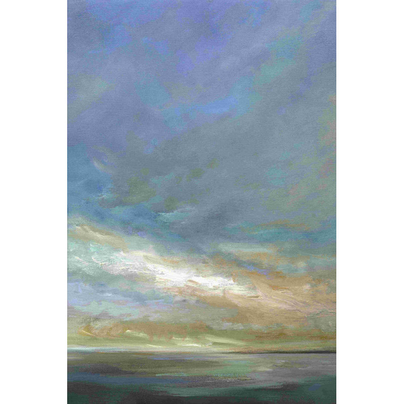 Triptyque de nuages côtiers III, H 30 po x l 20 po
