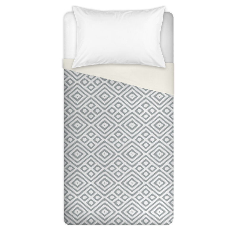 Polyester Geometric Shapes Duvet Cover, Twin Duvet Cover