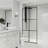 Ventana 34" W x 74" H Fixed Framed Shower Screen with 3/8" Glass-99084418