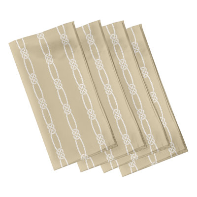 Lamija Polyester Striped Square Napkin