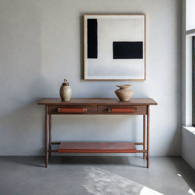 Retro Minimalist Multifunctional Console Table