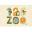 1,2,3 to the Zoo Character Art 123 Zoo - Painting on Canvas-1948914370