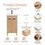 Ensemble de meuble-lavabo simple 18,1 po Dansfield-338490004-338490005