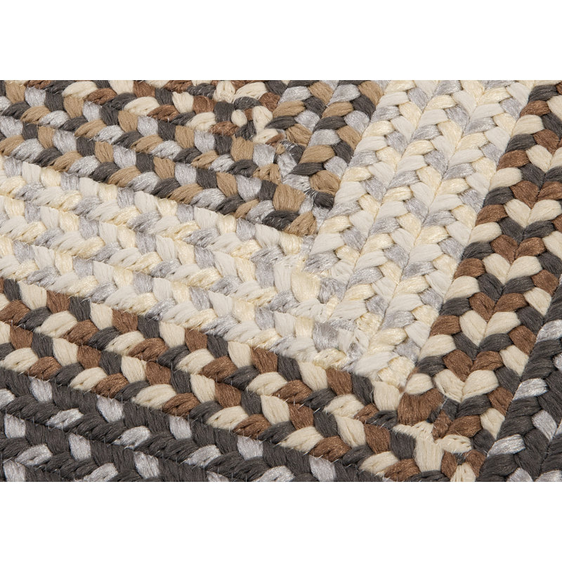 Tapis intérieur / extérieur gris Dietz, Carré 6 pi
