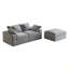 Canapé modulaire modulaire, 3 sièges, canapé modulaire compressé de style minimaliste moderne, canapé-lit pour le salon, canapé confortable avec canapé et repose-pieds-328078283
