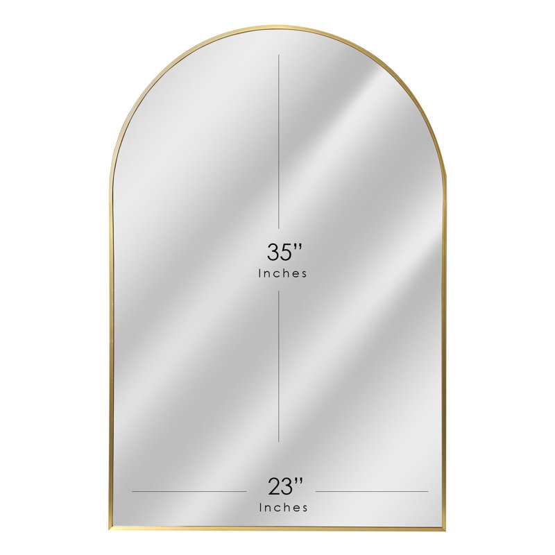 Miroir d'appoint Laileen, Or