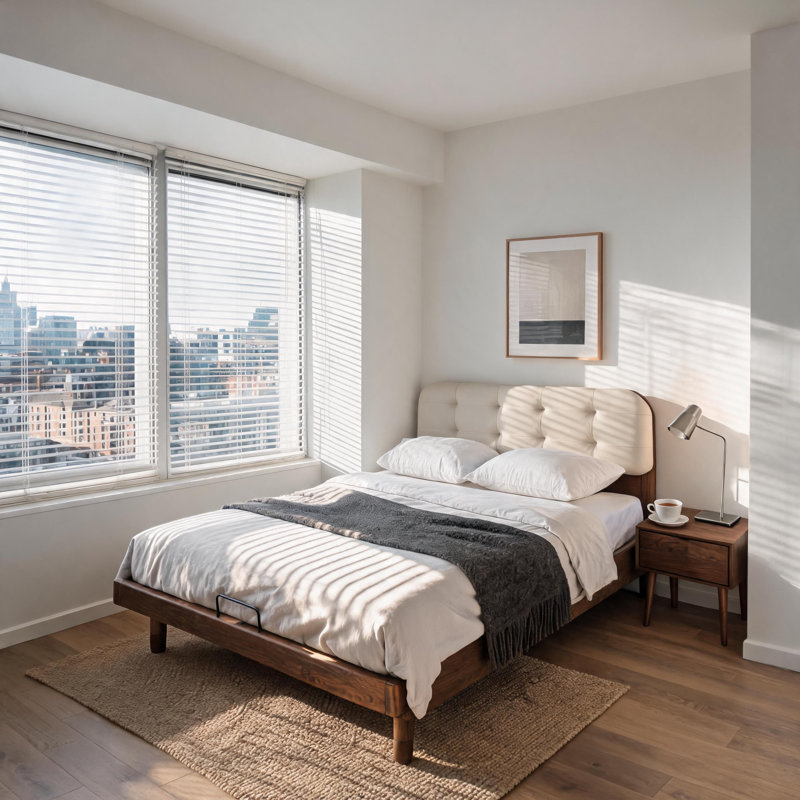 Double (4'6) Solid Wood Bed