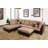 Juliona Velvet L-Shaped Sectional Left Hand Facing