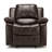 Kahler 37.75" Wide Faux Leather Manual Glider Recliner-2130726226