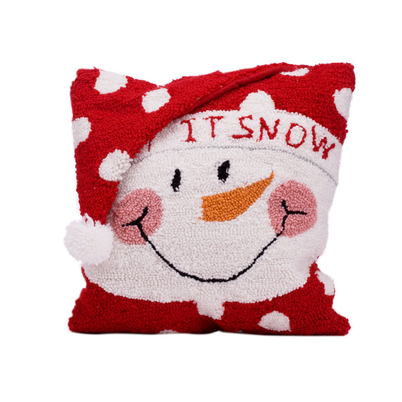 Embroidered Throw Pillow