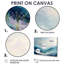 Parallel Beach of Abstract Coastal Landscape VI - Art mural moderne abstrait abstrait-271092702-271092675-271092674