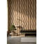 Décoration murale abstrait en relief à motif de vagues abstraites pierre beige-126556209