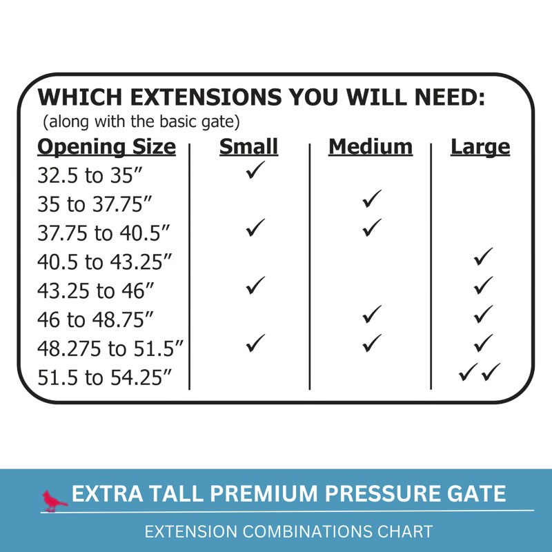 Extra Tall Black Steel Pressure Mounted Pet Gate