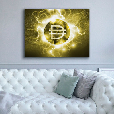 «Crypto Eclipse Dai» par Epic Portfolio, art mural sur toile