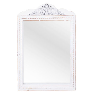Rebekah Wood Flat Wall Mirror