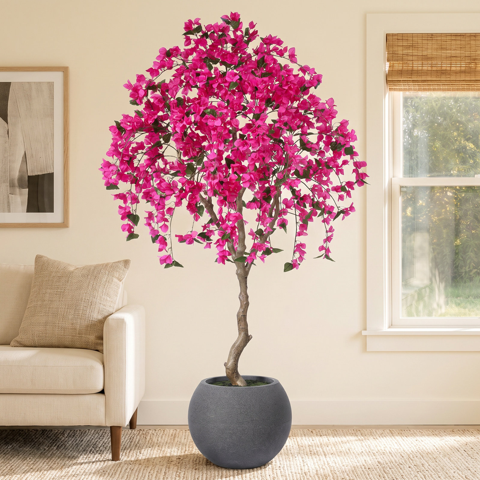 Adcock 84" Flowering Tree in Planter