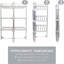 Aluminum Freestanding Drying Rack