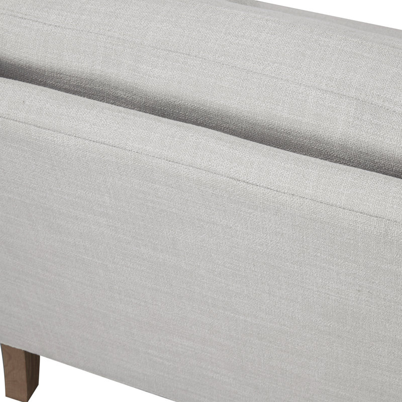 Taelan 36"W Upholstered Accent Armchair, Removable Cushion, Wood Legs