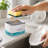 Cheer Collection Plastic Soap Dispensing Sponge Holder