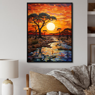 Savannah Sunset In African Safari Hues 5 - Africa Wall Art