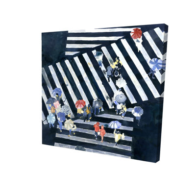 «Blue Main Street», toile «Man Cave Home Decor Art»