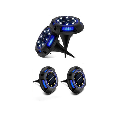 Black Solar Powered Pathway Light Pack