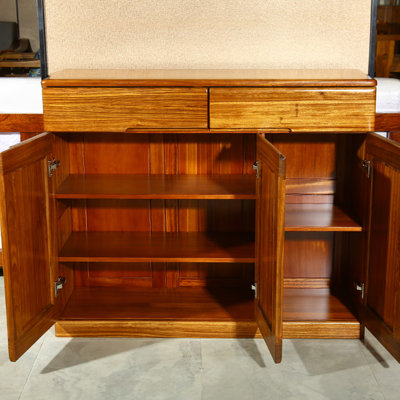 Solid wood furniture storage shoe cabinet
