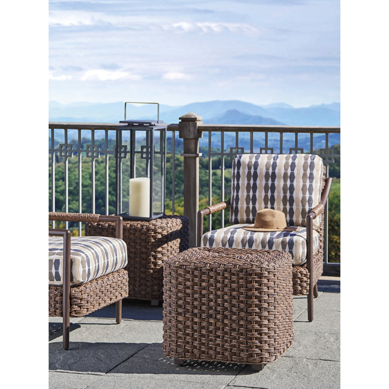 Kilimanjaro Wicker Outdoor Ottoman