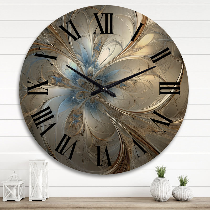 Horloge murale surdimensionnée en spirale, Très grand