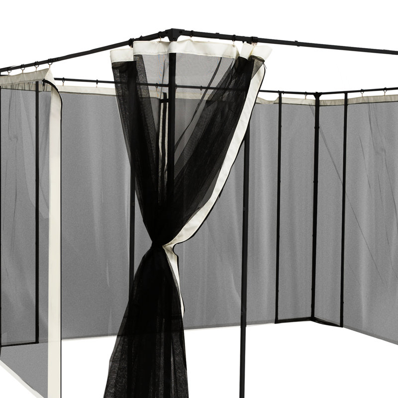 10'X13' Gazebo Replacement Mesh Netting, Cream, , Spectacular 10' X 13' Patio Net, Appealing