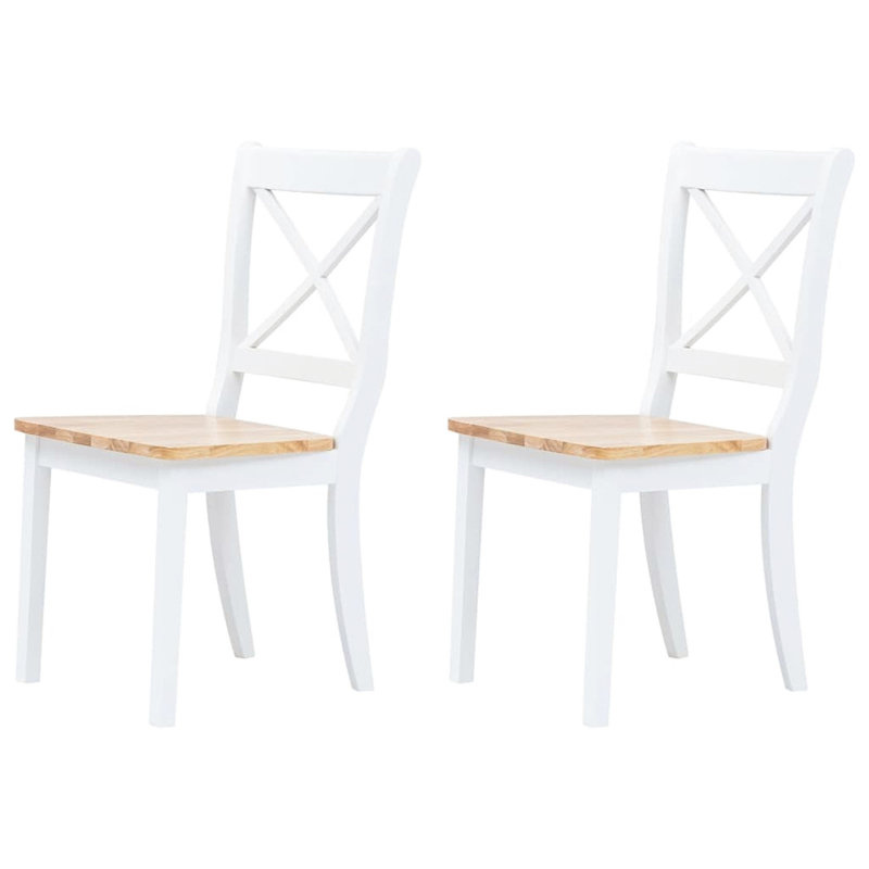 Altenburg 45cm H Side Chair, White/Brown